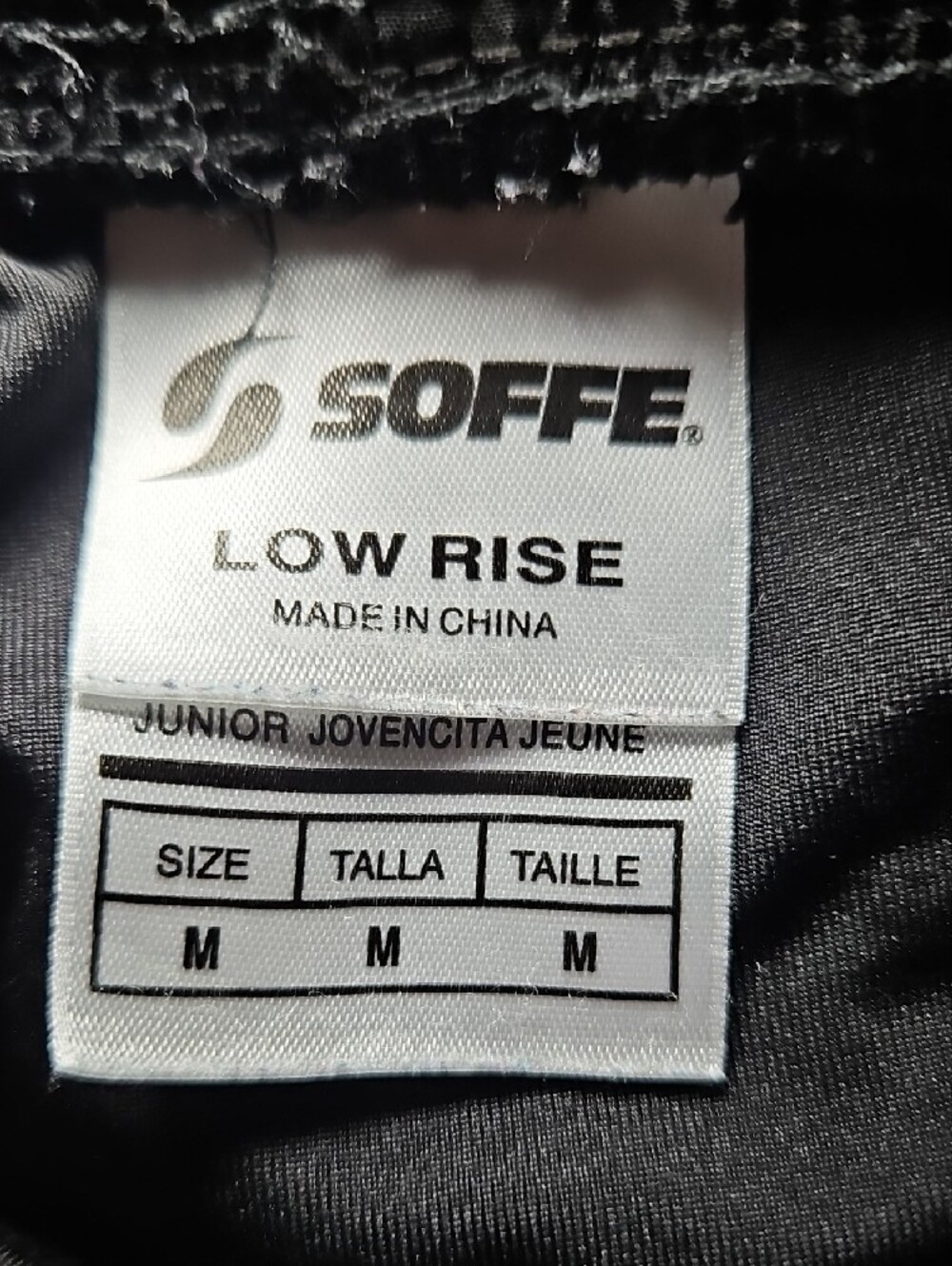 Soffe Low Rise Black Running Short Medium Women's Gym Activewear - Picture 5 of 6